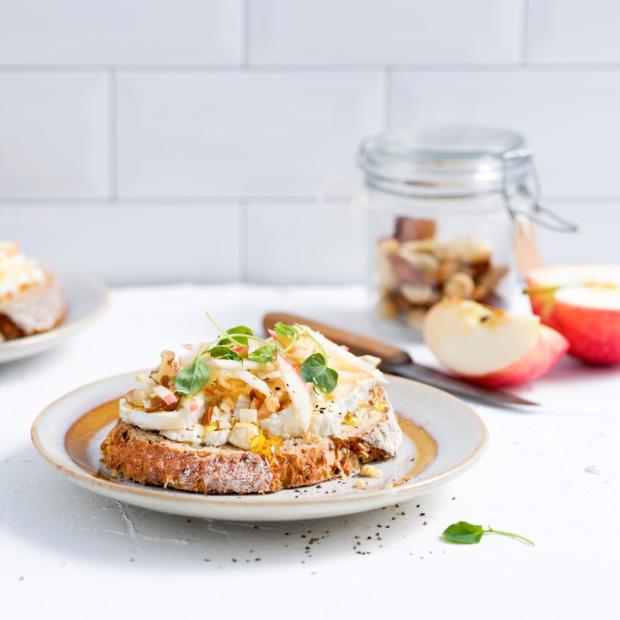 Toast au brie et au miel